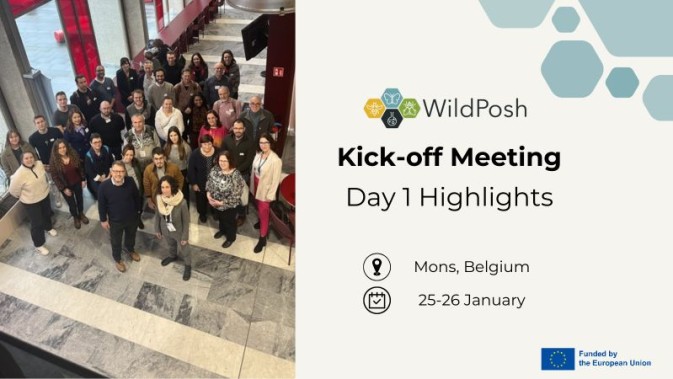 WildPosh kicks off in Mons, Belgium: assessment, monitoring, and mitigation of chemical stressors on the health of wild pollinators