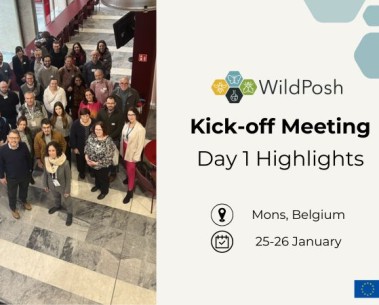 WildPosh kicks off in Mons, Belgium: assessment, monitoring, and mitigation of chemical stressors on the health of wild pollinators